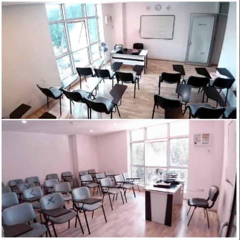 Language center for English and Turkish with 3 teachers and 14 rooms