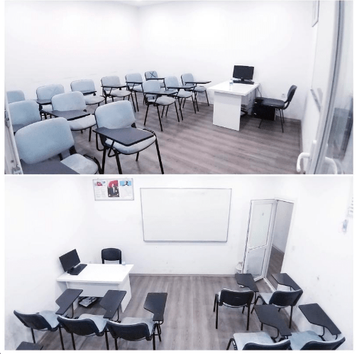 Language center for English and Turkish with 3 teachers and 14 rooms