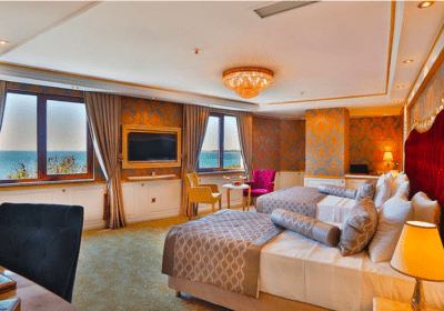 Luxury 5+ year hotel in Istanbul with 37 rooms, restaurants and spa centre.