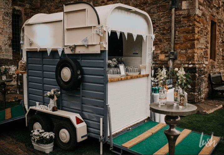 Vintage Horse Trailer Mobile Bar Business In Hereford For Sale