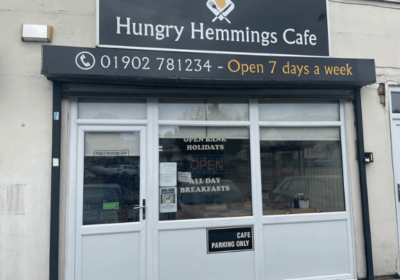 Established Wolverhampton Cafe Hungry Hemmings Cafe For Sale