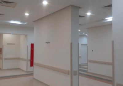 Semi-finished hospital in Egypt with 6 floors and a built-up area of 13,500 sq. m