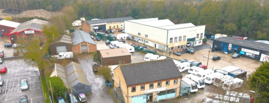 Plot With 6 Industrial Units Haverhill For Sale